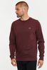 Threadbare Red Crew Neck Sweatshirt