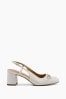 Dune London Womens White Wf Cassie Snaffle Open Court Shoes