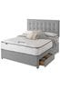 Silentnight Grey Mirapocket 800 Memory 2 Drawer Divan Bed Set