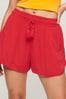 Superdry Red Vintage Beach Shorts
