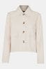 Whistles Cream Marie Casual Jacket