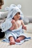 Newborn Babyhandtuch mit Kapuze aus Baumwolle