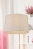 Searchlight Natural Dawn Taupe Tapered Linen Shade