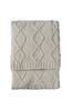 Gallery Home Knitted Chenille Cable Throw