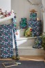 Navy Dino Santa Extra Wide 10 Metre Christmas Wrapping Paper