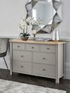 Dove Grey Malvern Paint Effect 7 Drawer Chest of Drawers, 7 Drawer