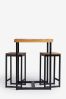 Natural Jefferson Pine 2 Seater Bar Dining Table, 2 Seater Bar