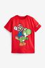 Mario und Yoshi, Rot - Gaming T-Shirt (3-16yrs)