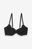 Lipsy Black Layered Lace Bra