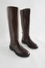 Chocolate Brown Forever Comfort® Rider Knee High Boots