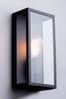 BHS Black Minerva Outdoor Lantern Wall Light