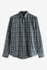 Brushed Flannel Check Long Sleeve Shirt