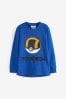 Blue Pokemon Long Sleeve Flippy Sequin License T-Shirt (3-16yrs)