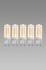5 Pack 3W LED G9 Dimmable Light Bulbs