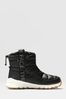 The North Face Black Womens Thermoball Waterproof Lace Up Winter Boots