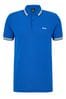 BOSS Bright Blue/Blue Tipping Paddy Polo Shirt