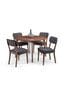 Julian Bowen Farringdon Dining Table And 4 Chairs Set