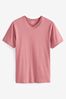Light Pink Essential V-Neck T-Shirt