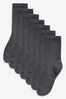 Grau - Socken mit hohem Baumwollanteil, 7er-Pack