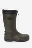 Black Warm Lined Wellies