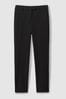 Reiss Black Joanne Petite Slim Fit Tailored Trousers, Petite