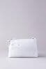 Lakeland Leather White Small Rydal Leather Cross-Body Bag