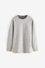 Grey Long Sleeve Cosy T-Shirt (3-16yrs)