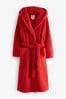 Red Teddy Borg Fleece Dressing Gown