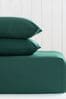 Green Dark Cotton Rich Extra Deep Fitted Sheet, Extra Deep Fitted