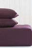 Blackberry Purple Cotton Rich Extra Deep Fitted Sheet, Extra Deep Fitted