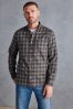 Green Signature Brushed Flannel Check Shirt