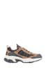 Pavers Mens Leather Lace-Up Walking Shoes