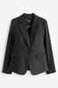 Black Tailored Single Breasted Jacket