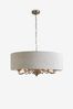 Brushed Chrome Burford 9 Light Chandelier Ceiling Light