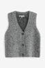 Grey Knitted Waistcoat
