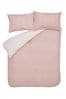 Blush Pink Laura Ashley Brushed Cotton Campion Duvet Cover and Pillowcase Set