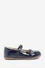 Navy Standard Fit (F) Butterfly Mary Jane Shoes