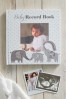 Grey Elephant Baby Record Book