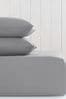Mid Grey Cotton Rich Extra Deep Fitted Sheet, Extra Deep Fitted