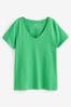 Green Essentials Short Sleeve V-Neck T-Shirt