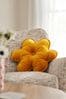 Ochre Yellow Standard Daisy 3D Cushion