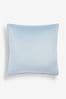 Blue 59 x 59cm Matte Velvet Cushion, 59 x 59cm