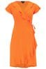 Pour Moi Orange Woven EcoVero Dress