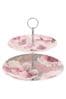 Catherine Lansfield Dramatic Floral 2 Tier Cake Stand