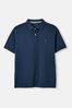 Joules Woody Navy Blue Regular Fit Cotton Pique Polo Shirt, Regular Fit
