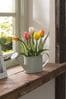 Multi Artificial Tulips In Watering Can