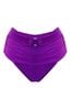 Pour Moi Purple High Waisted Samoa High Waist Control Bikini Bottom