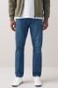 Blue Soft Touch Authentic Rigid Cotton Straight Fit Jeans