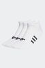 <span>Weiß</span> - adidas Adult Performance Leichte Socken im 3er-Pack