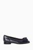 Gabor Amy Navy Blue Leather Patent Dress Court Shoes